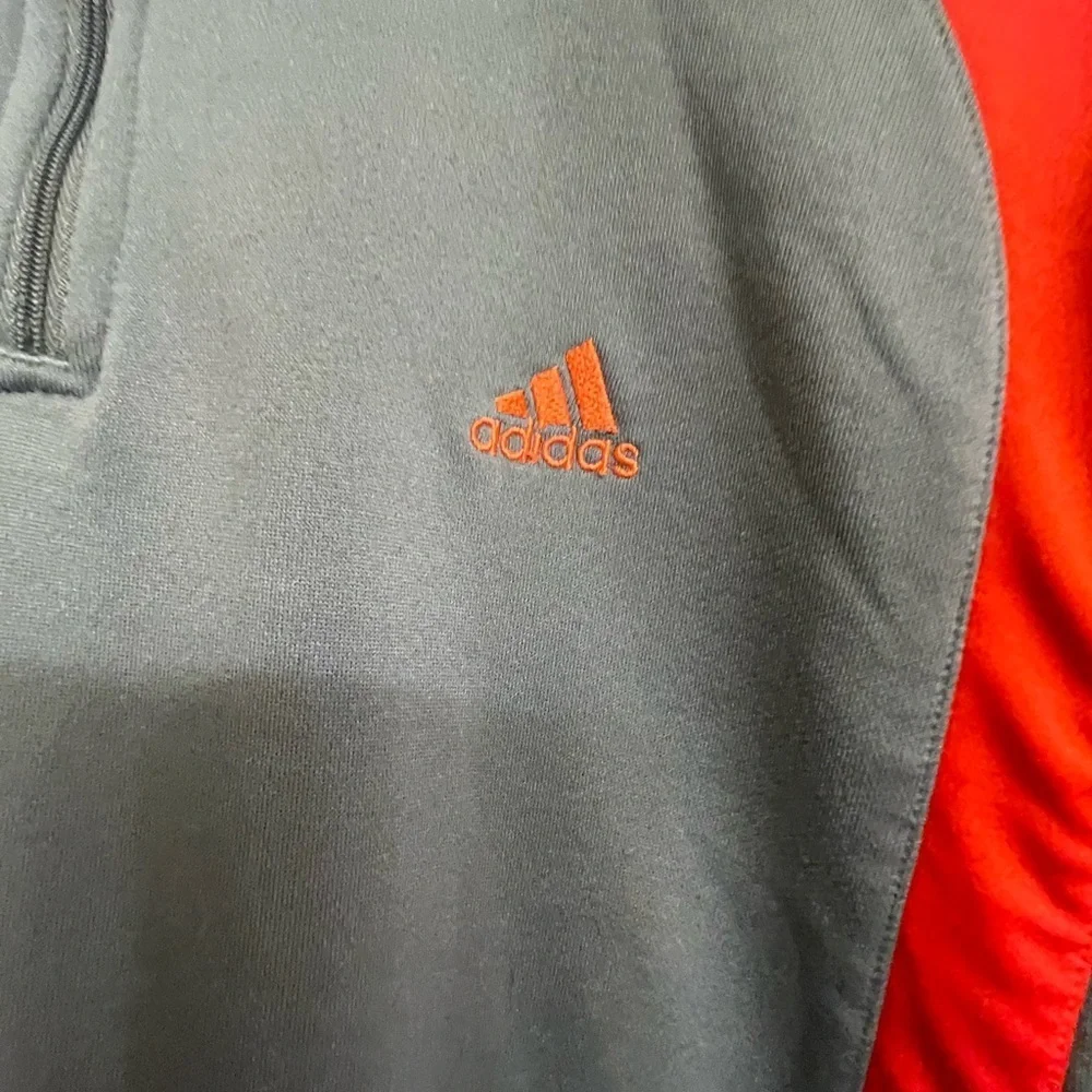 Mens Adidas Half Zip Sweatshirt Dry fit